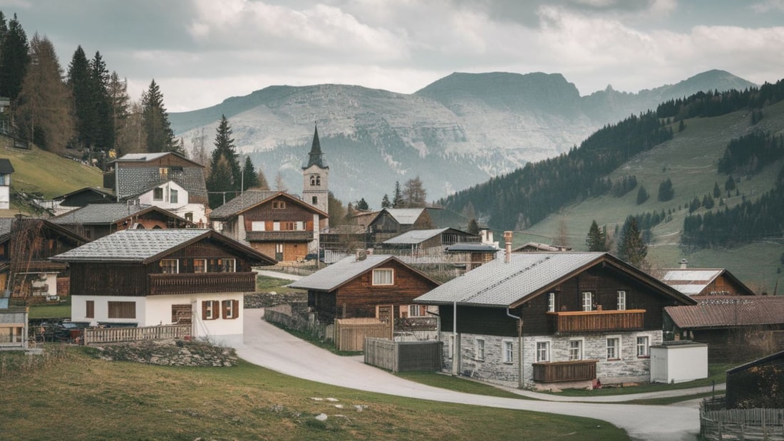 À 1500m d'altitude, ce village est le plus haut du département avec seulement 120 habitants