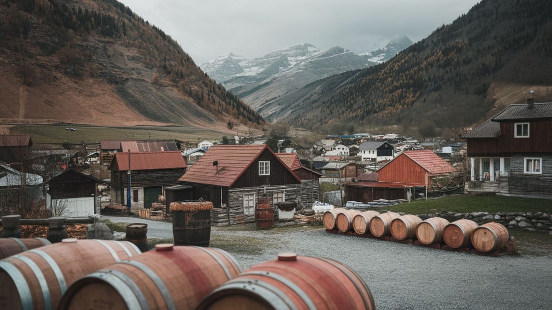 Ce village de 0,15 km² produit 400 000 bouteilles d'or liquide chaque année