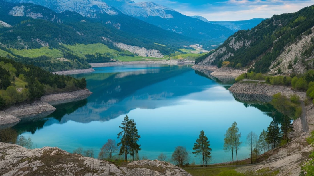 Découvrez le plus grand lac artificiel de France et ses 350 millions de m3 d'eau