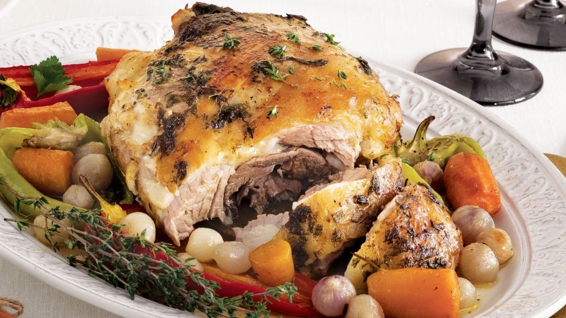 Recette Gigot d'Agneau Rôti Romarin Miel Vin Blanc | Repas de Pâques Gourmand