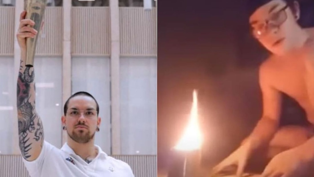 JO Paris 2024 : Vive polémique sur le choix de Baptiste, star virale, comme porteur de flamme