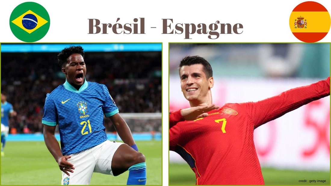 Espagne - Brésil: Composition officiel, chaîne TV, Pronostic, buteurs