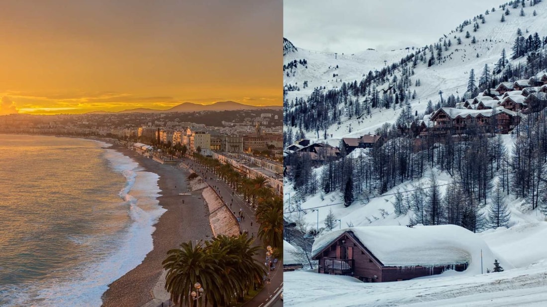 Du ski matinal à la plage l'après-midi : l'expérience unique d'Isola 2000