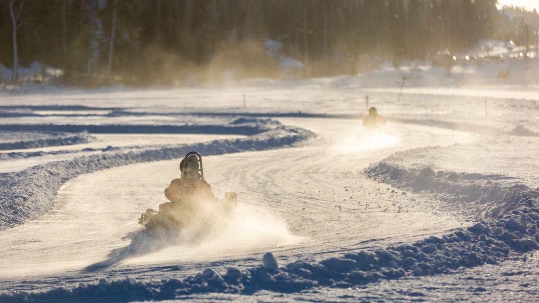 Karting sur glace à 25€ : L'activité insolite d'Orcières