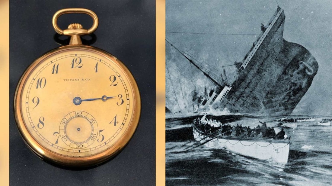 Cette montre vendue 2 million $ aux enchères cache l'histoire du plus grand sauvetage du Titanic (705 vies sauvées en une nuit)