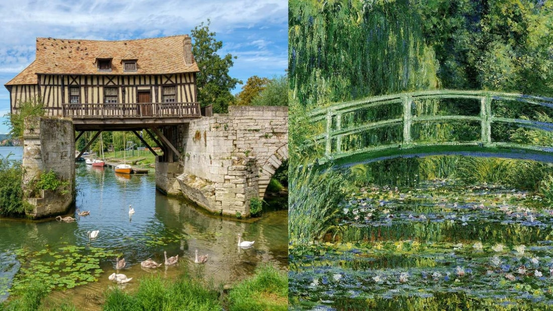 Ce village normand de 23 000 habitants abrite le seul musée avec des Monet originaux