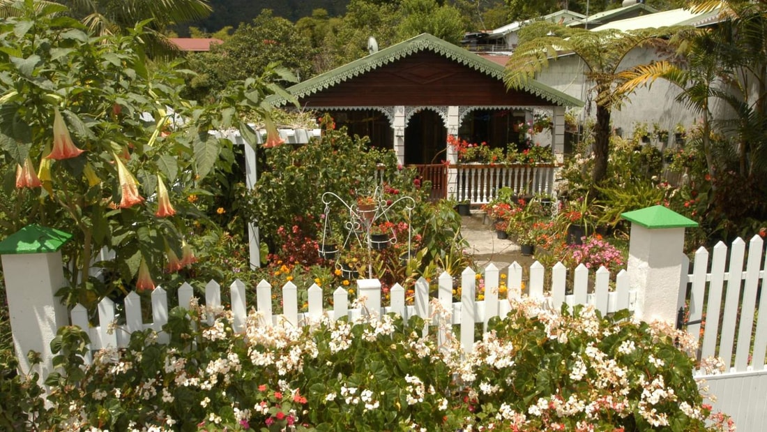 Ce village tropical de 930 âmes abrite le plus grand jardin créole de l'océan Indien