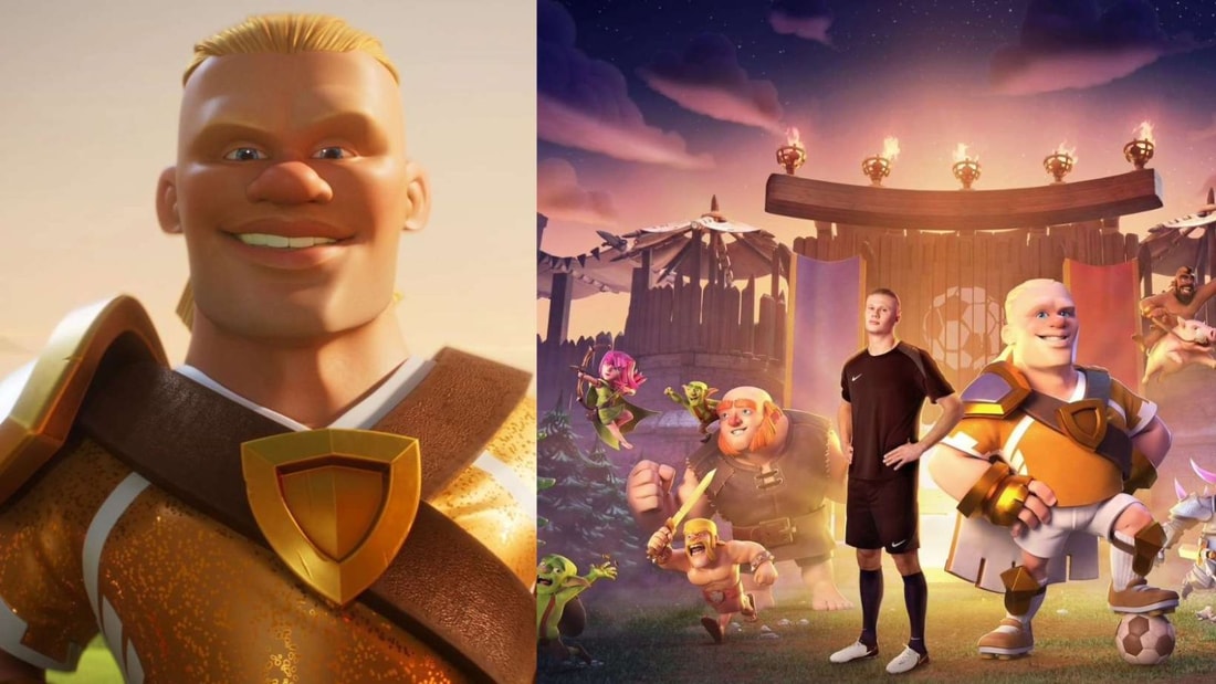 Erling Haaland (Manchester City) rejoint Clash of Clans dans un événement spécial d'un mois