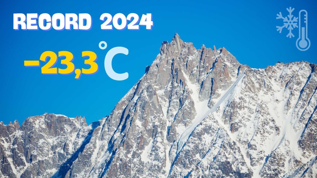 Record 2024: -23,3 °C à 3 842 mètres d’altitude enregistré sur cette montagne française