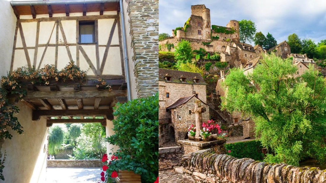 Perché sur son piton rocheux, ce village médiéval domine majestueusement la vallée de l'Aveyron