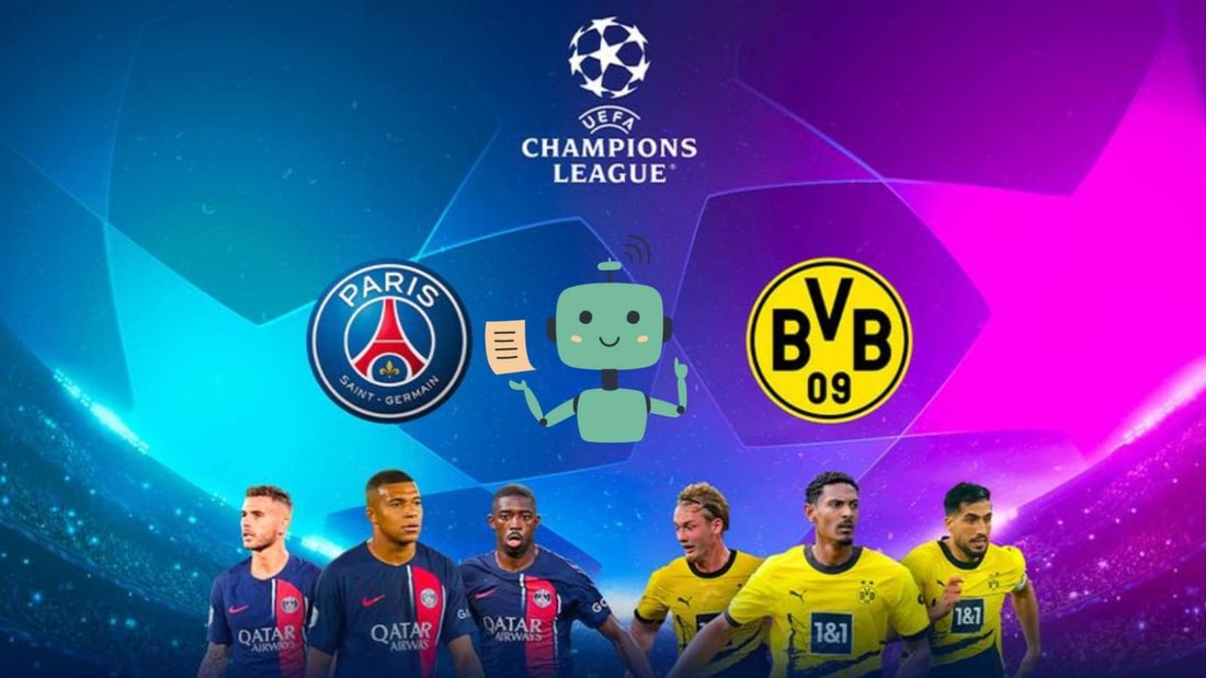 Dortmund - PSG : Le pronostic de l'IA pour cette demi-finale explosive de Ligue des Champions