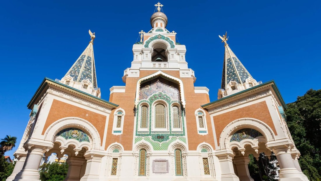 Cette étonnante cathédrale russe est nichée sur la French Riviera