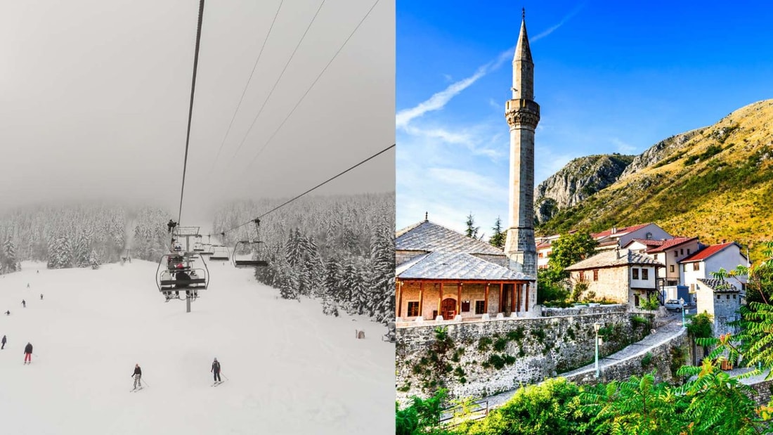 Ici vous pouvez skier le matin et prier dans une mosquée historique le soir