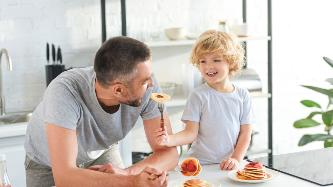 Pancakes santé pour enfants : Prêts avant même qu'ils ne soient habillés