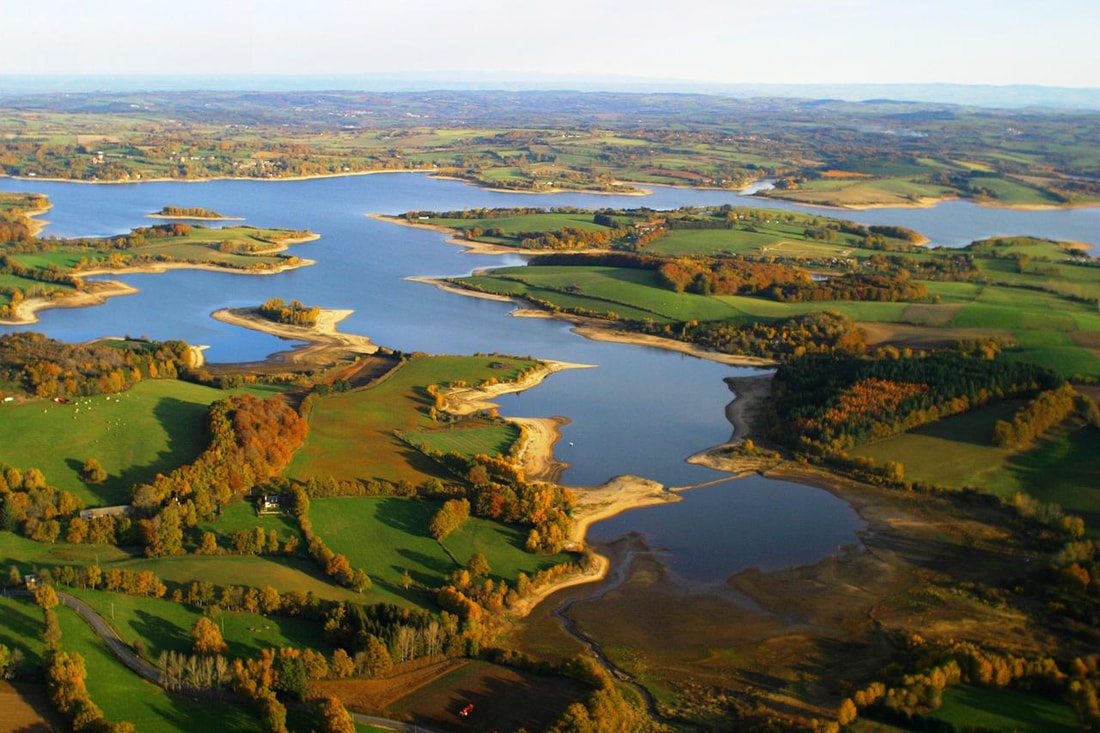 45 m de profondeur & 167 millions de m3 d'eau, c’est le 5ème plus grand lac artificiel de France