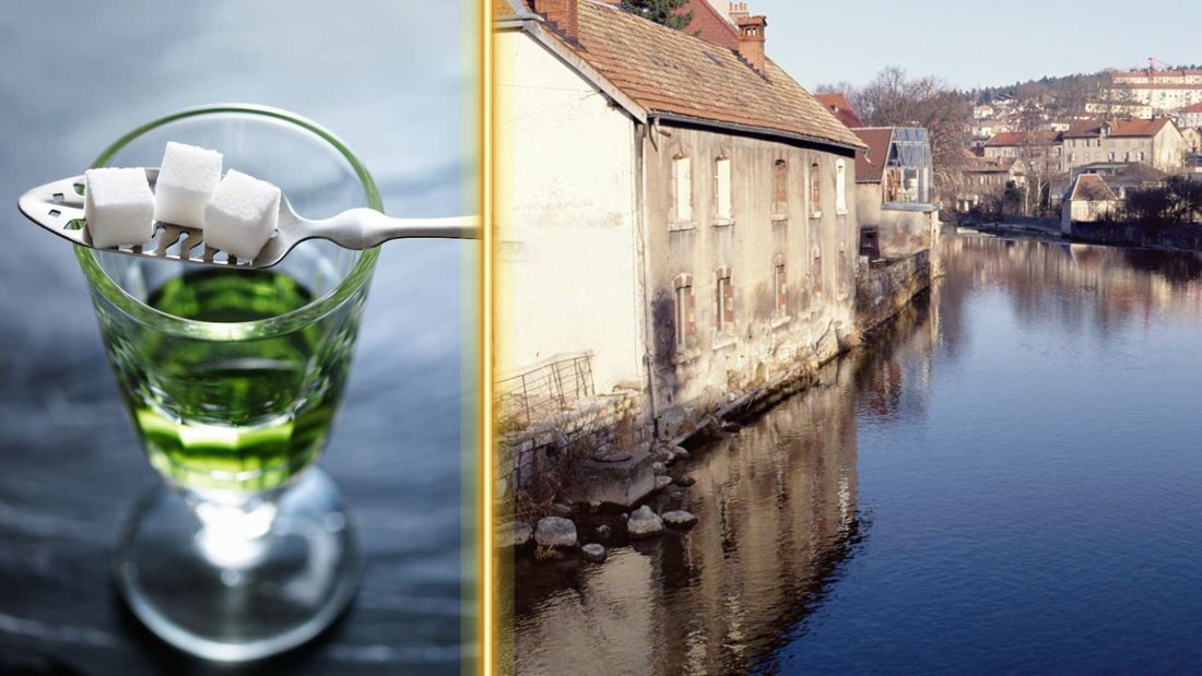 À 837m d'altitude, Pontarlier fut la capitale mondiale de l'absinthe pendant plus de 100 ans