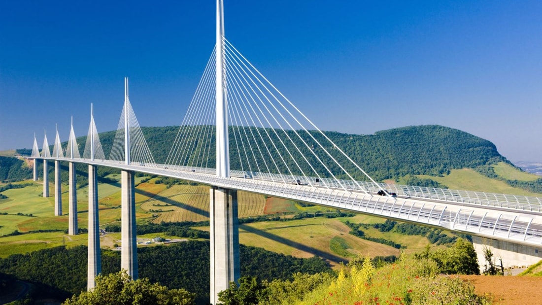 Ce viaduc en Aveyron est le plus haut pont à haubans du monde