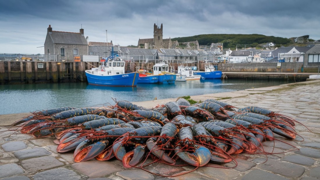 25 tonnes de homards bleus sont pêchés chaque année dans ce port historique du Finistère