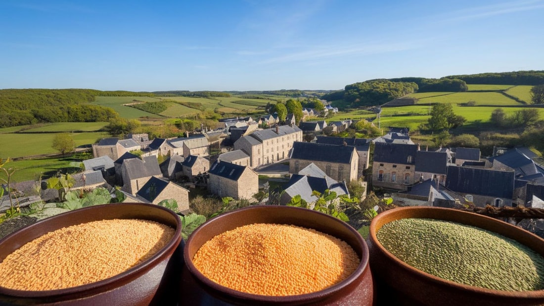 À 3h de Lyon, ce village cultive la plus prestigieuse lentille AOP de France depuis 800 ans