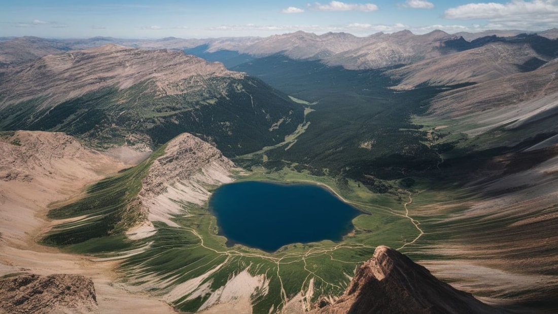 Ce cirque naturel de 84 km² cache la plus petite lentille cultivée à 1200m d'altitude