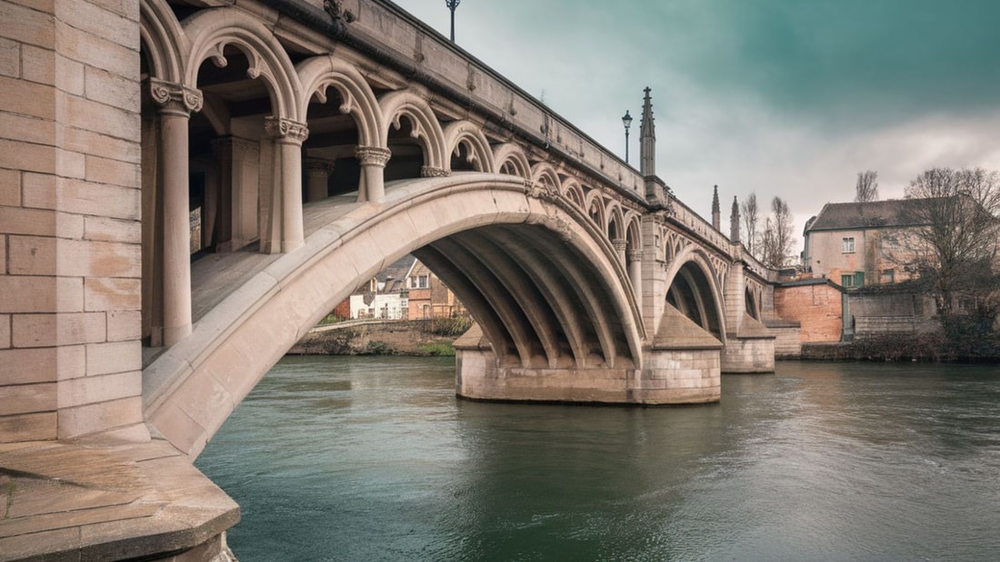 Ce pont gothique de 27 mètres résiste depuis 600 ans aux assauts du temps