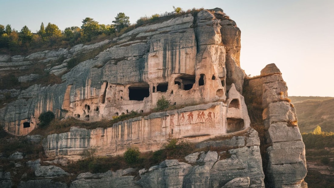 Cette falaise de 140 mètres cache plus de 40 000 ans d'histoire troglodytique dans le Périgord Noir