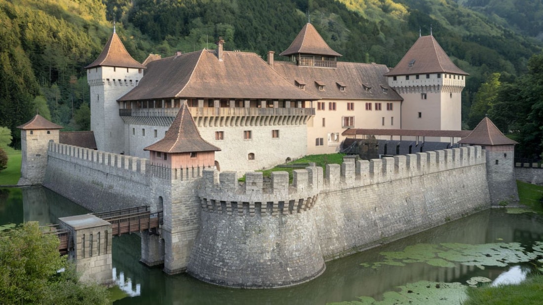 Ce château savoyard du 15e siècle a résisté à 3 sièges majeurs grâce à ses défenses imprenables