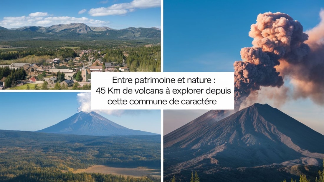 Entre patrimoine et nature : 45 km de volcans à explorer depuis cette commune de caractère