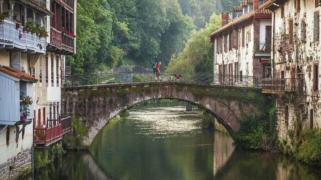 4 chemins de pèlerinage convergent vers cette cité médiévale de 4,11 km²