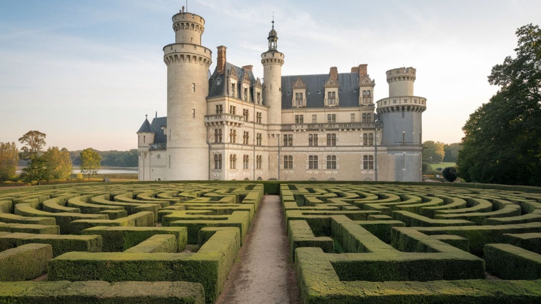 À 2 heures de Paris, ce château possède le plus grand labyrinthe végétal d'Europe