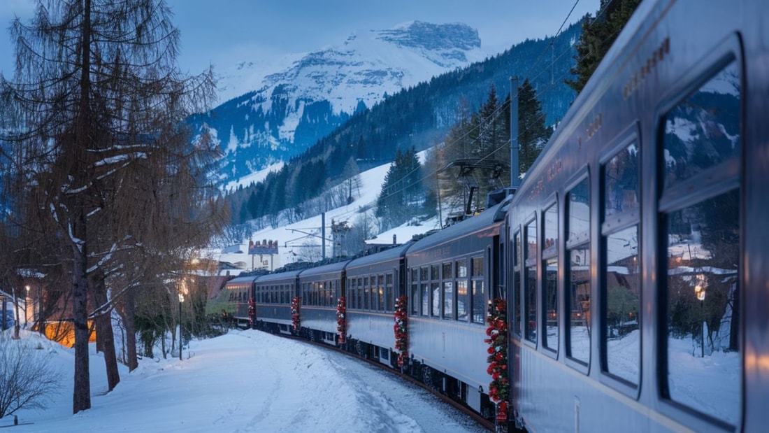 À -20°C, ce train traverse les plus beaux paysages enneigés de France