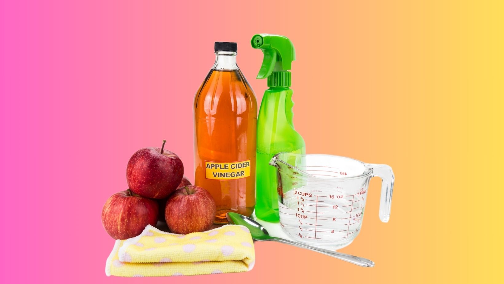 apple cider vinegar to clean your home