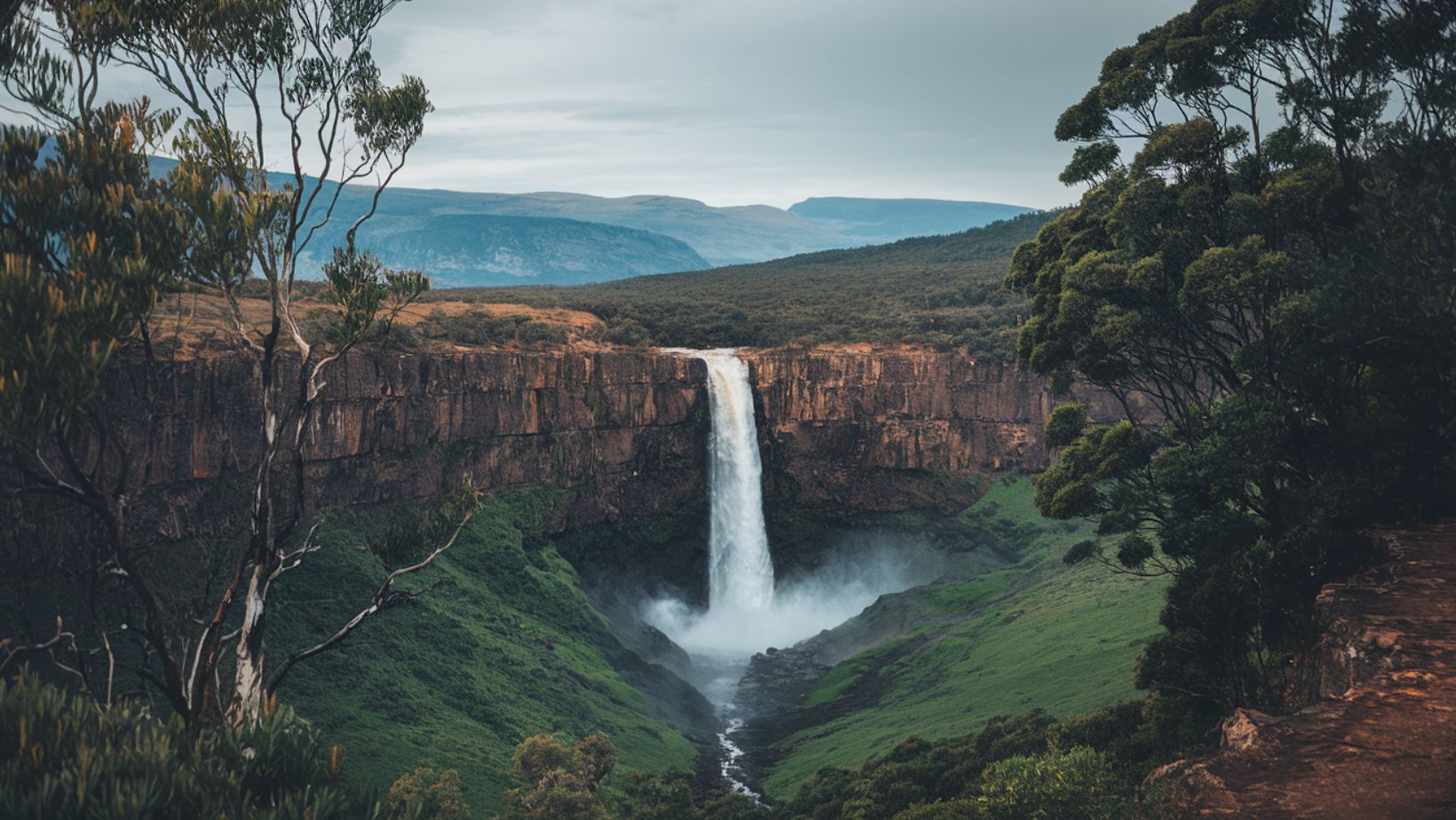 86 meters Australia's highest hidden waterfall lies in Mitchell Valley