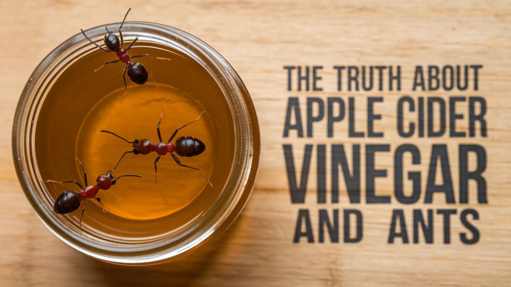 apple cider for killing ants home remedy