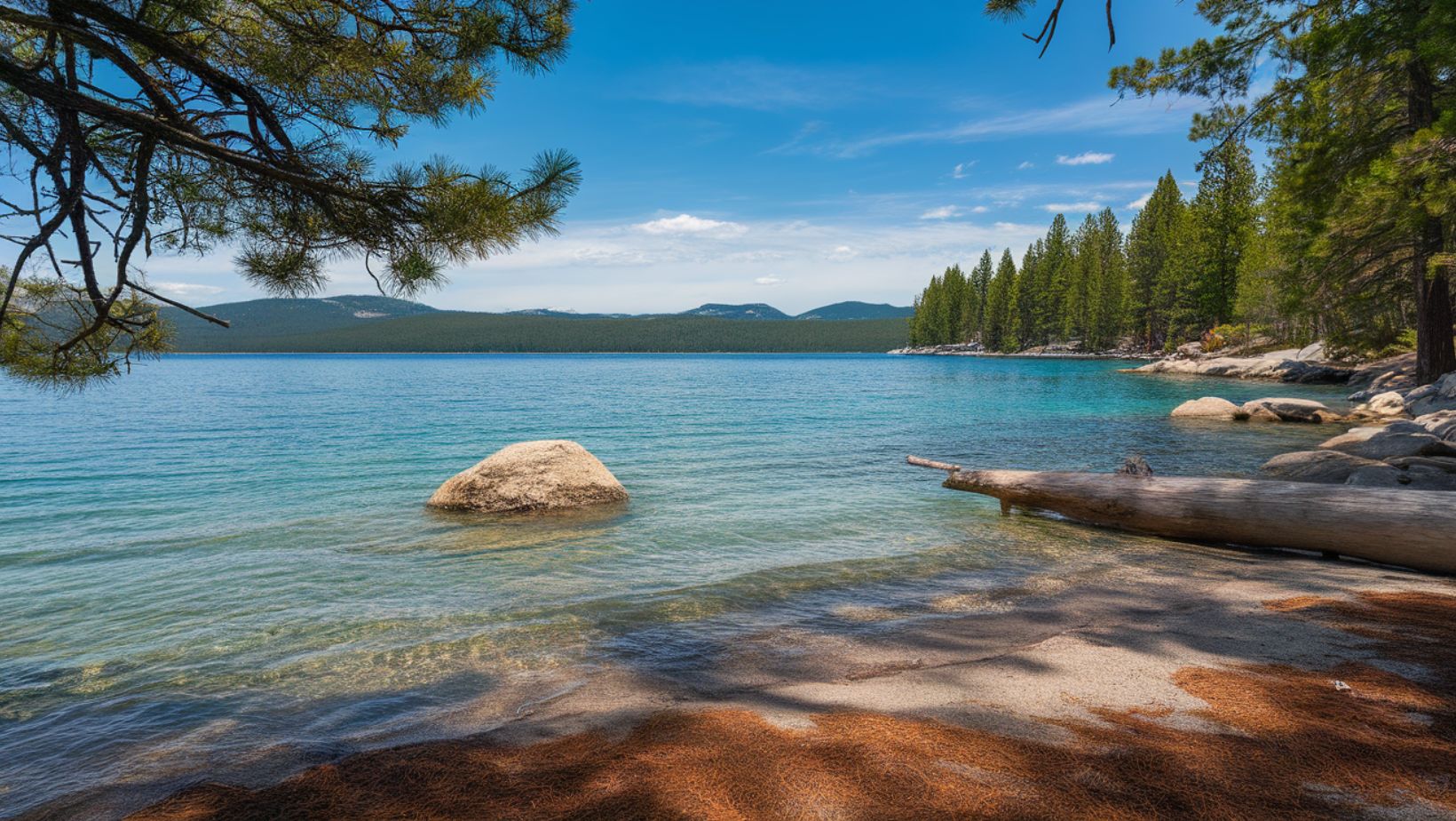 Lake Tahoe's hidden Caribbean beach