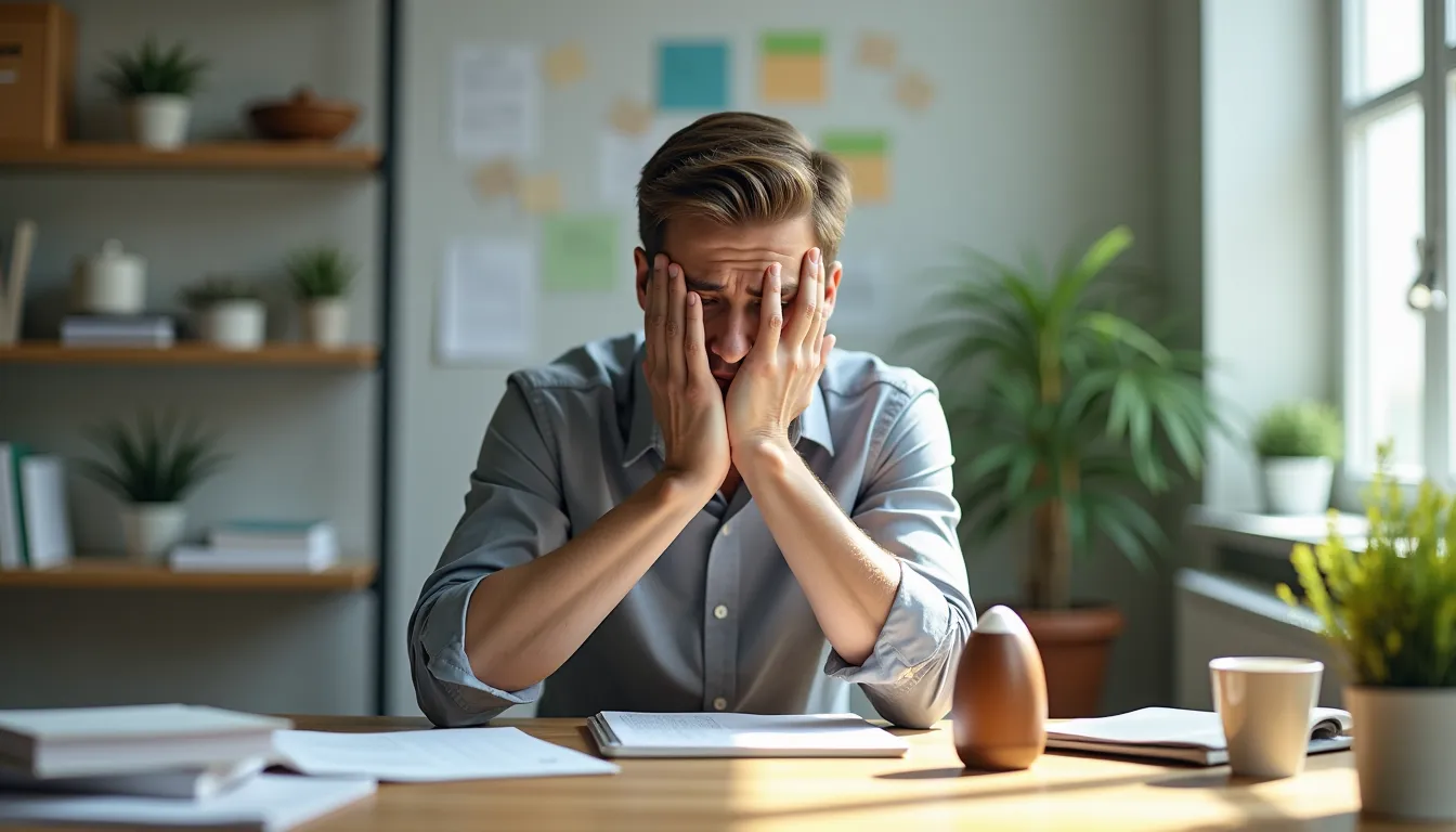 5 Essential Oils to Relieve Workplace Stress