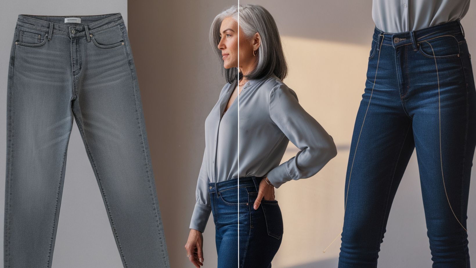 90% of Women Over 50 Are Wearing the WRONG Jeans! Are You One of Them?