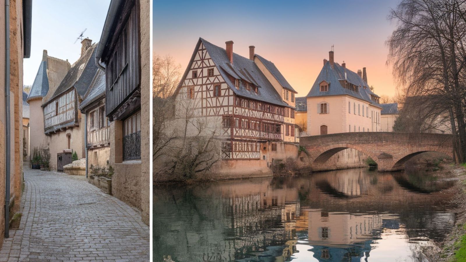 Arpentez 6 siècles d'histoire dans les ruelles désertes de ce bijou bourguignon