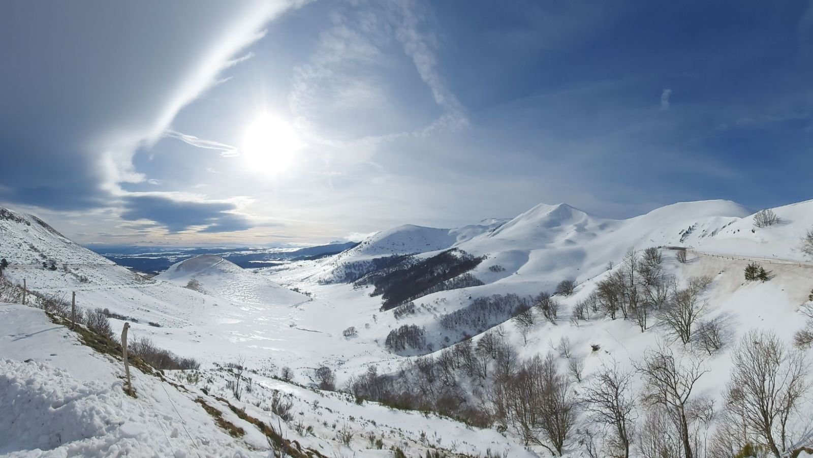 L'Auvergne en janvier : 43 km de pistes et des thermes à 40°C