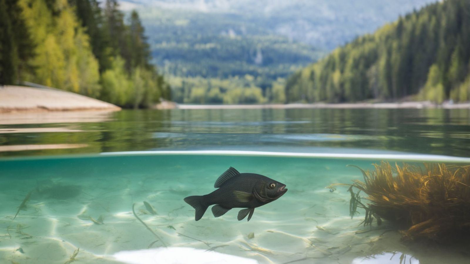 Ce lac français cache le seul poisson noir au monde