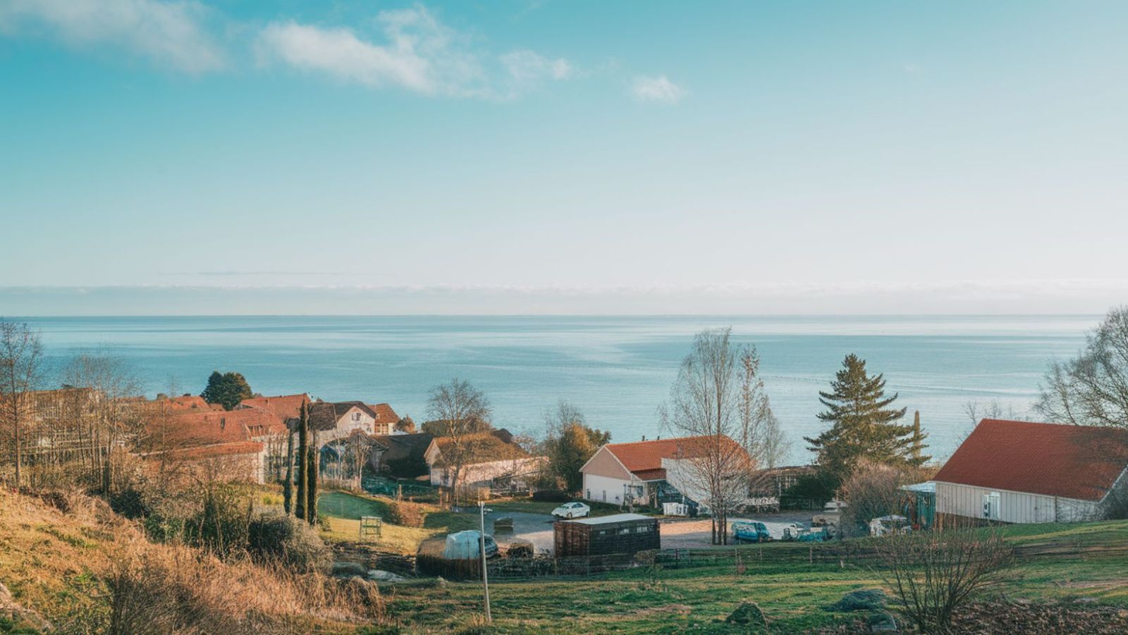 Par temps clair, ce village offre une vue jusqu'à 100 km en mer