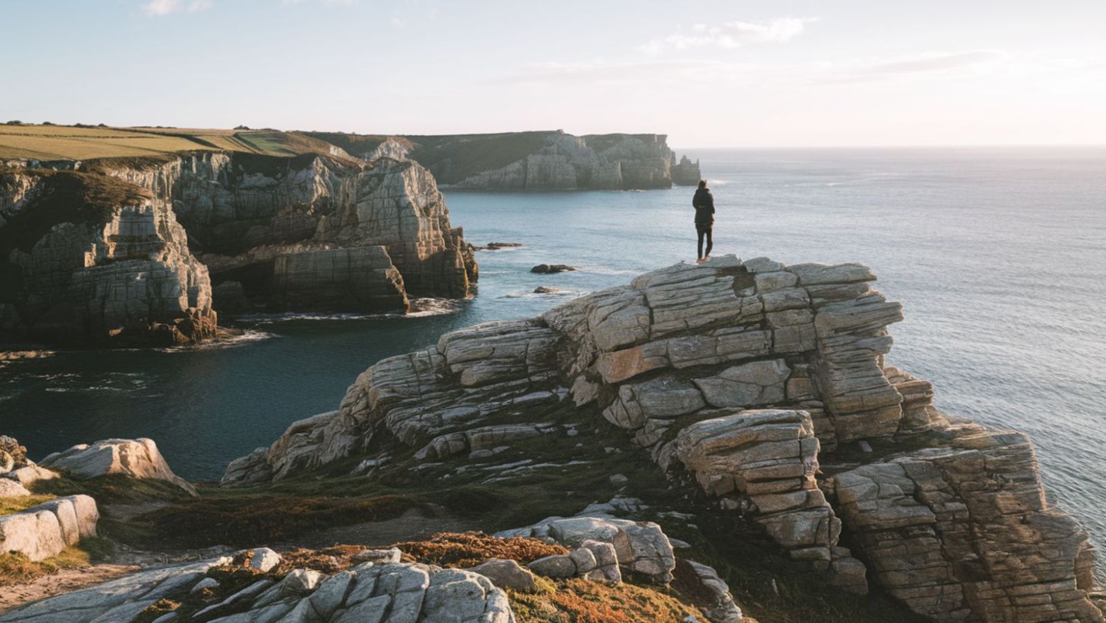 Partez à l'assaut des falaises vertigineuses de cette Presqu'île, une expérience unique en Bretagne