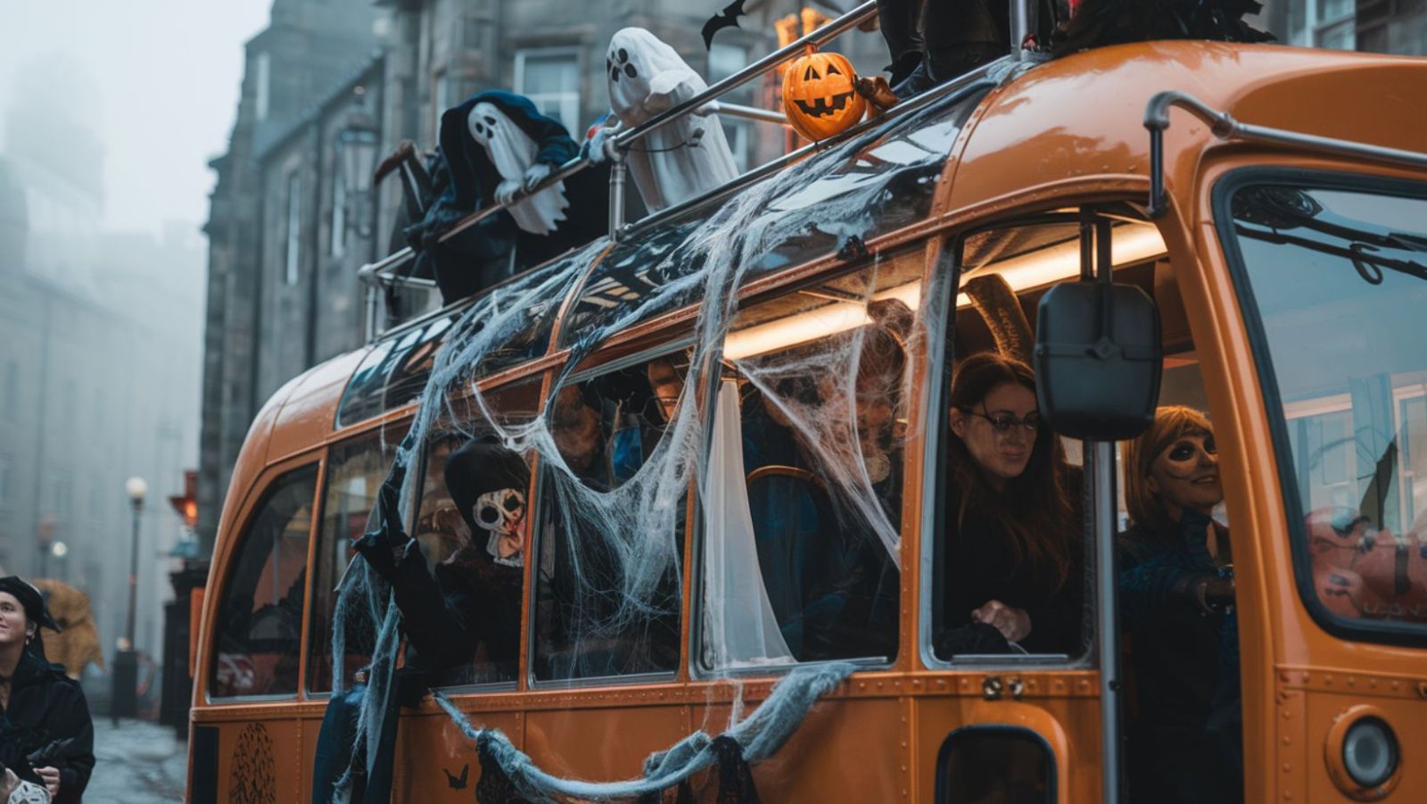 Un tour en enfer : halloween dans le bus fantôme d'édimbourg