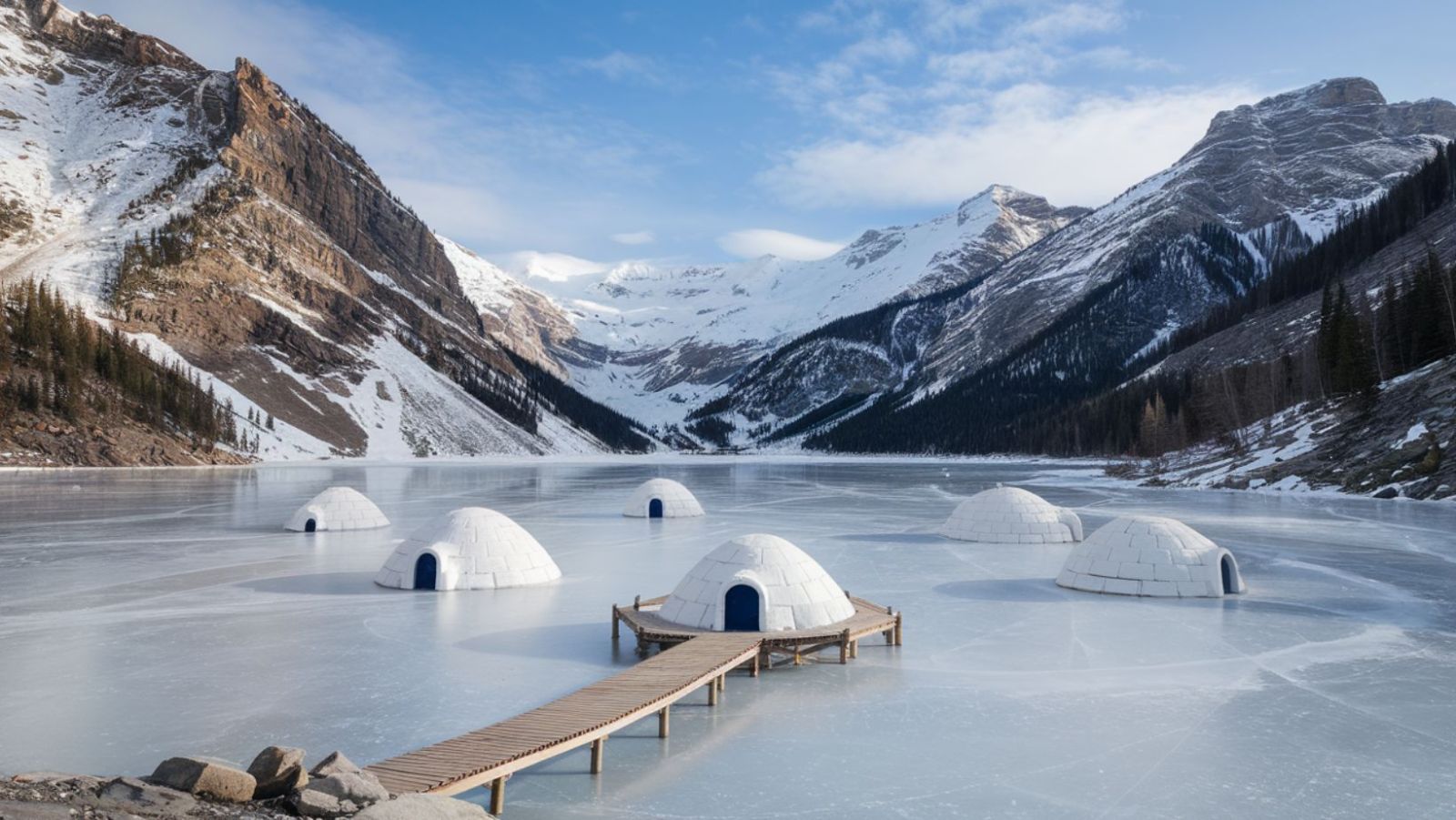 32 hectares de glace et 6 igloos authentiques : découvrez le 